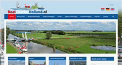 Desktop Screenshot of boatcharterholland.nl