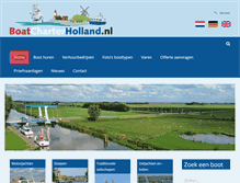 Tablet Screenshot of boatcharterholland.nl